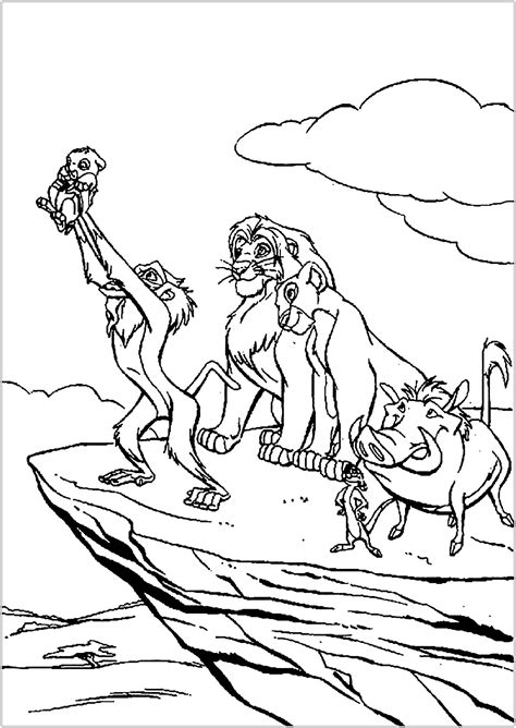 simba and nala coloring pages|rafiki lion king coloring pages.